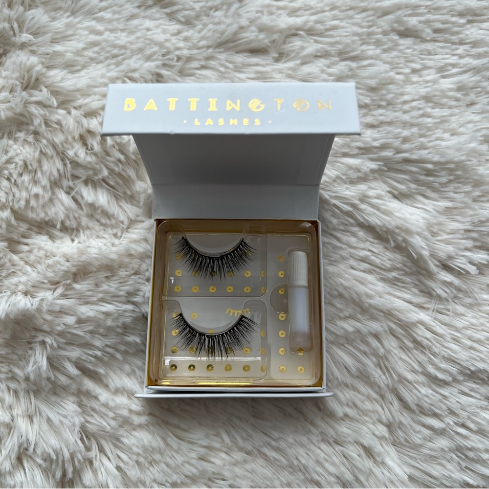 Battington Beauty Monroe 3D Silk Lashes with Eyelash Glue